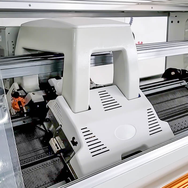 Gambar Detail Mesin Rajut Selimut Sistem Ganda