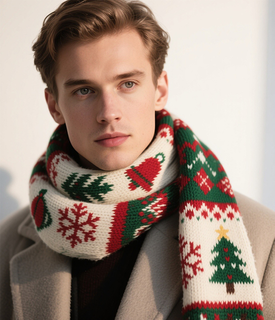 Skafu ya Krismasi na Mashine ya Kufuma Skafu ya Changhua (2)