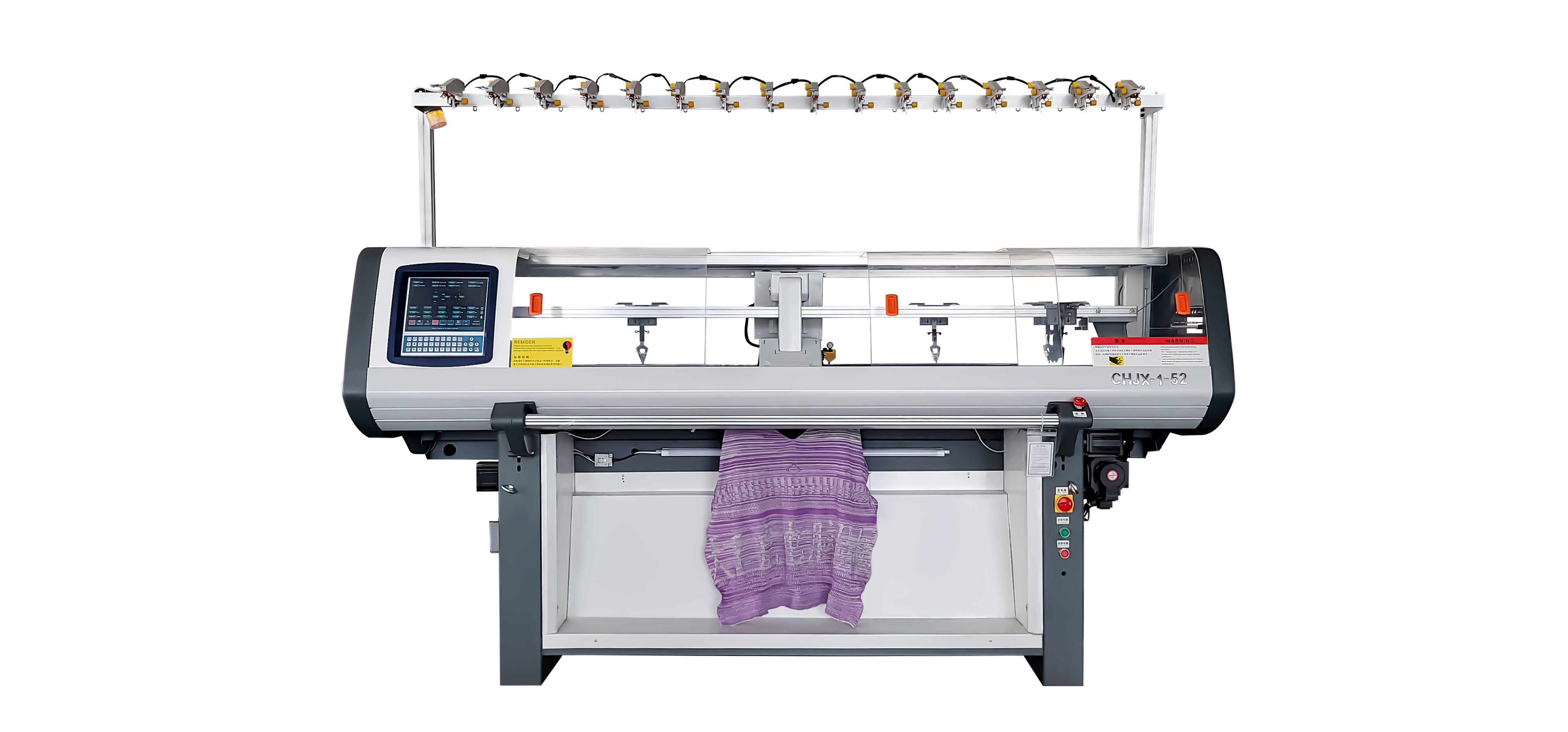 페어 아일 스웨터를 뜨개질하는 데 어떤 유형의 기계가 사용됩니까?